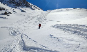 Skitour Ahrner Kopf - Abfahrt