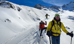 Skitour Ahrner Kopf - Abfahrt