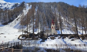 Skitour Ahrner Kopf - beim Heilig-Geist-Kirchlein