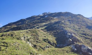 Salzsteig ins Volkzein - Mitterberg, mit Blick zum Kleinen und Großen Regenstein