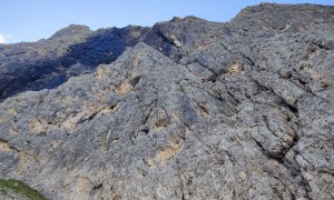 Klettersteig Pößnecker - beim Einstieg