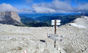 Klettersteig Pößnecker - Gipfelsieg Piz Selva