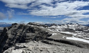 Klettersteig Pößnecker - Gipfelsieg Piz Miara, Ausblick Hochplateau