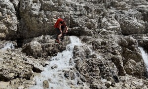 Klettersteig Pößnecker - Abstieg Valon Bianch