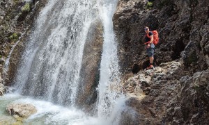 Klettersteig Pößnecker - Abstieg