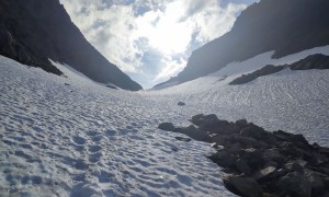 Bergtour Hochgolling - Aufstieg Gollingscharte