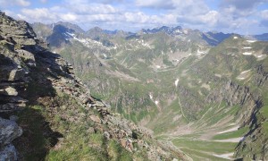 Bergtour Hochgolling - Aufstieg, Blick zum oberen Landawirsee