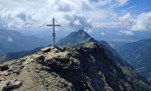 Bergtour Hochgolling - Gipfelsieg, Blick zum Kasereck