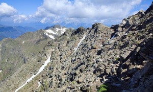 Bergtour Hochgolling - Abstieg unterhalb vom Nordwestgrat