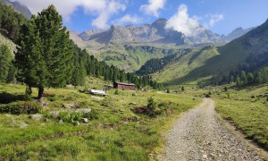 Bergtour Große Windschar - Zustieg über Mühlbachtal, bei der Oberwanger Alm