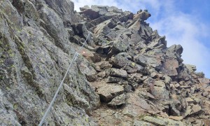 Bergtour Große Windschar - seilversichert nach der Grubscharte