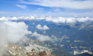 Bergtour Große Windschar - Gipfelsieg, Blick zu den Zillertaler Alpen