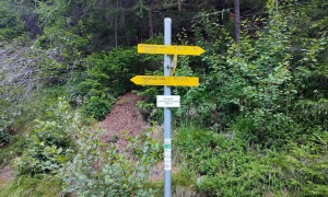 Bergtour Debantgrat - Start beim Parkplatz Leibnitzbachbrücke