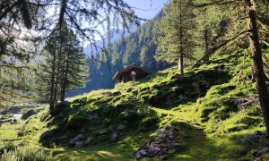 Bergtour Debantgrat - Aufstieg, vorbei an der Leibnitzalm