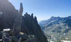 Bergtour Debantgrat - beim Schobertörl, Blick zur Alkuser Rotspitze