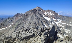 Bergtour Debantgrat - Gipfelsieg, Blick zum Hochschober