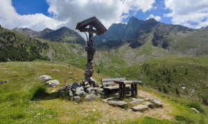 Bergtour Debantgrat - Abstieg, Rückblick