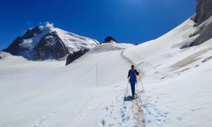 Hochtour Mont Blanc - Zustieg Cosmiques-Hütte