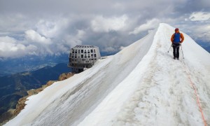 Hochtour Mont Blanc - bei der Goûter-Hütte