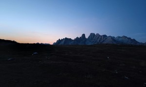 Wanderung Strudelkopf - Zustieg, Blick zur Cristallo-Gruppe