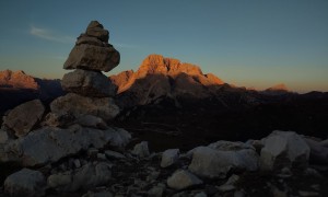 Wanderung Strudelkopf - Gipfelsieg, Blick zur Hohen Gaisl