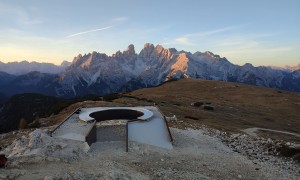 Wanderung Strudelkopf - Gipfelsieg, Blick zur Cristallo-Gruppe