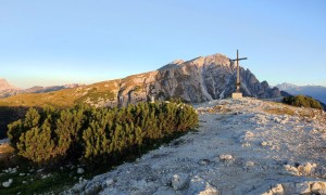 Wanderung Strudelkopf - Gipfelsieg, Blick zur Helltaler Schlechten (Große Pyramide) und Dürrenstein