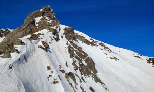 Skitour Multerlenke - Ziel, Blick zum Kärlseck