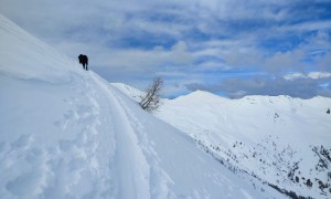 Skitour Blankenstein - steiler Aufstieg