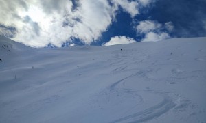 Skitour Blankenstein - Abfahrt