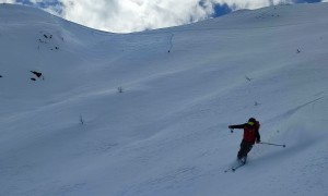 Skitour Blankenstein - Abfahrt