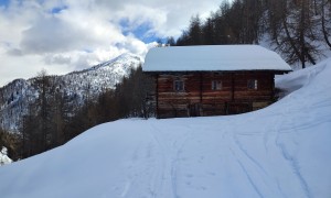 Skitour Blankenstein - Ruschletalm, Talschluss Alfental