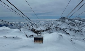 Zustieg Mantova Hütte - Seilbahn Indren