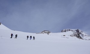 Zustieg Mantova Hütte - Aufstieg