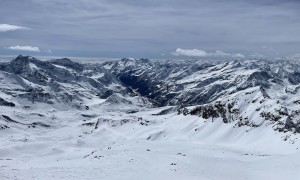 Zustieg Mantova Hütte - Ausblick beim Tagesziel