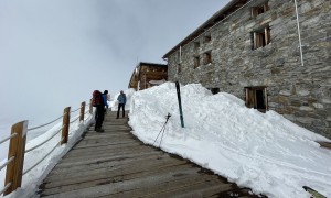 Zustieg Mantova Hütte - Tagesziel