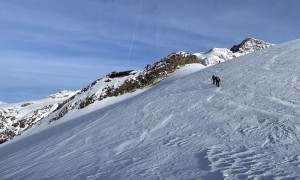 Skihochtour Monte Rosa - Aufstieg Richtung Gnifetti Hütte