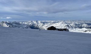 Skihochtour Monte Rosa - Aufstieg, oberhalb der Gnifetti Hütte