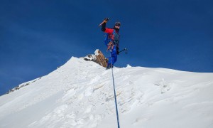 Skihochtour Monte Rosa - Aufstieg Zumsteinspitze