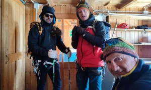 Skihochtour Monte Rosa - Gipfelsieg im Winterraum der Capanna Margherita