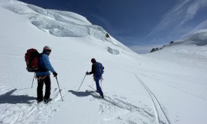 Skihochtour Monte Rosa - Abfahrt