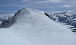 Skihochtour Monte Rosa - Gipfelsieg Balmenhorn, Blick zur Vincentpyramide