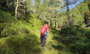 Bergtour Großer Friedrichskopf - Aufstieg