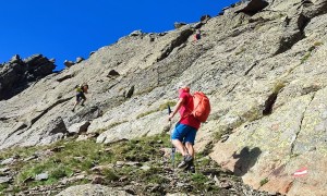 Bergtour Großer Friedrichskopf - Aufstieg, bei der Relischscharte