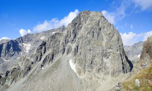 Bergtour Großer Friedrichskopf - Aufstieg über Südgrat, Blick zum Georgskopf