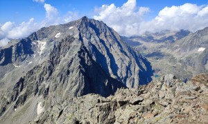 Bergtour Großer Friedrichskopf - Schlussaufstieg, Blick zum Georgskopf und Petzeck