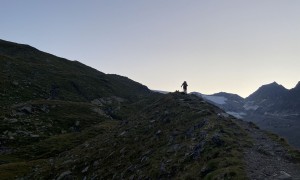 Hochtour Großvenediger - früher Aufstieg, Blick zur Weißspitze