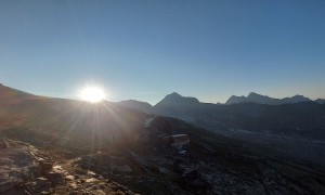 Hochtour Großvenediger - beim Defreggerhaus, mit Weißspitze, Hexenkopf und Hoher Eichham