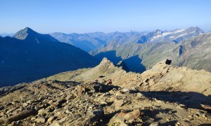 Hochtour Großvenediger - Aufstieg zum Mullwitzaderl, links die Zopetspitze