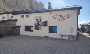 Klettersteig Plattkofel - bei der Toni-Demetz-Hütte